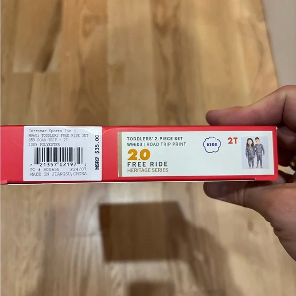 Terramar NWT Free Ride Heritage Thermal Baselayer 2-Piece Set- 2T - Picture 7 of 8